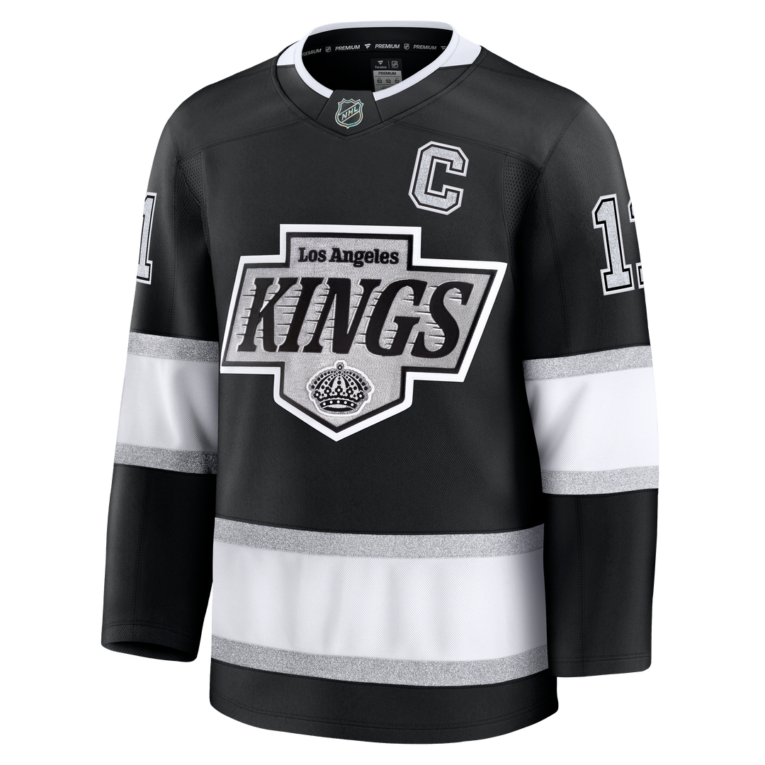 LA Kings Anže Kopitar Premium Black Home Jersey