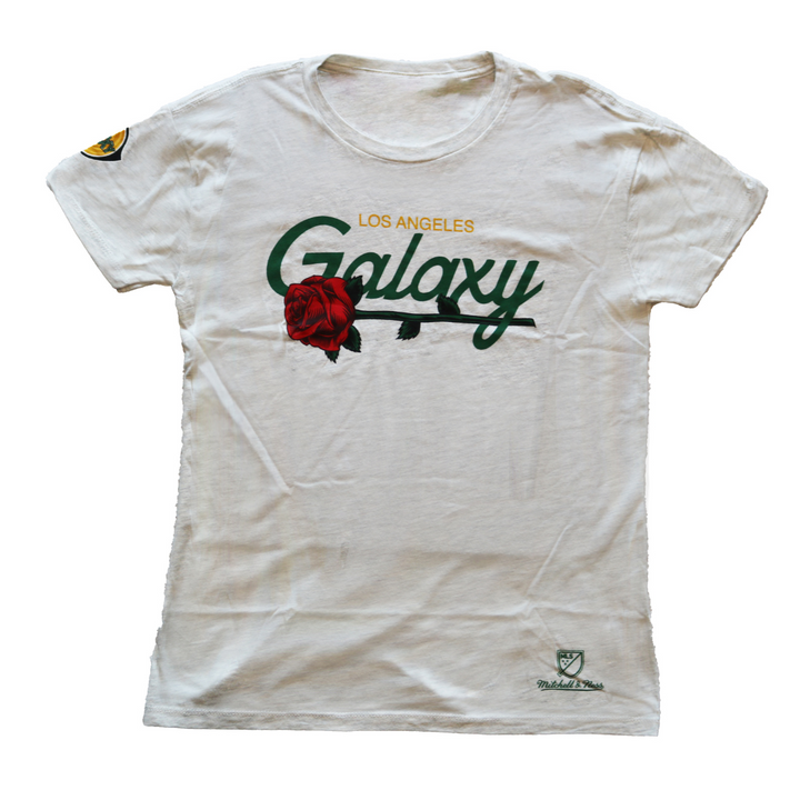 Galaxy 23 Mitchell & Ness Women's Rose Short Sleeve Tee