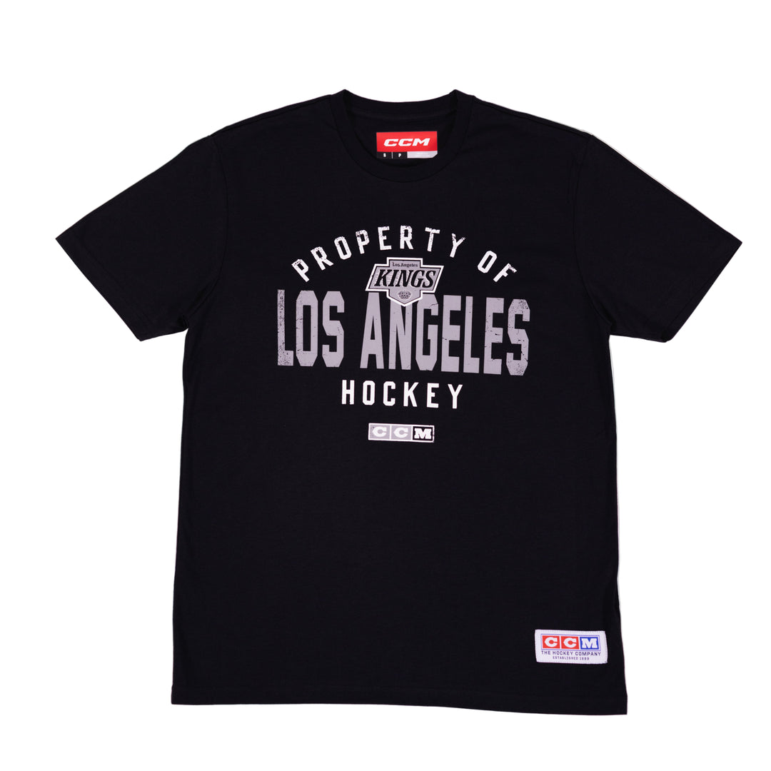 LA Kings CCM Black Short Sleeve Tee