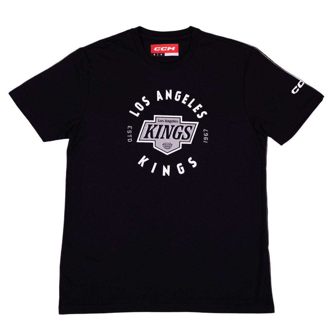 LA Kings CCM Black Short Sleeve Tee