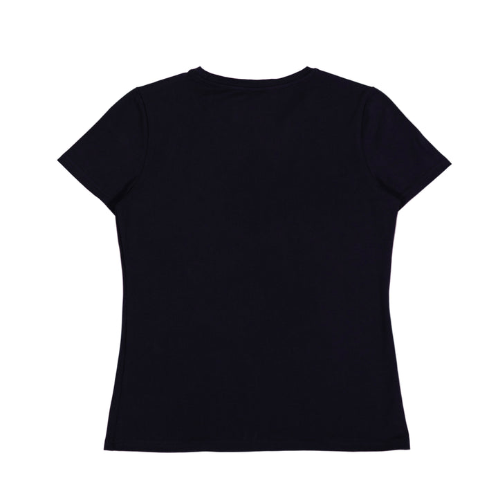 LA Kings Womens Badge Logo Black Short Sleeve Tee