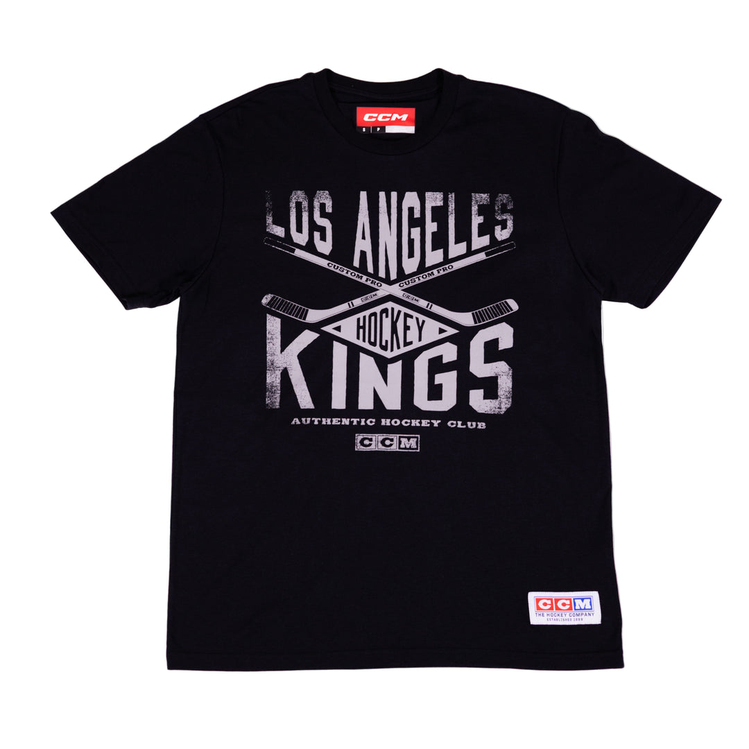 LA Kings CCM Black Short Sleeve Tee