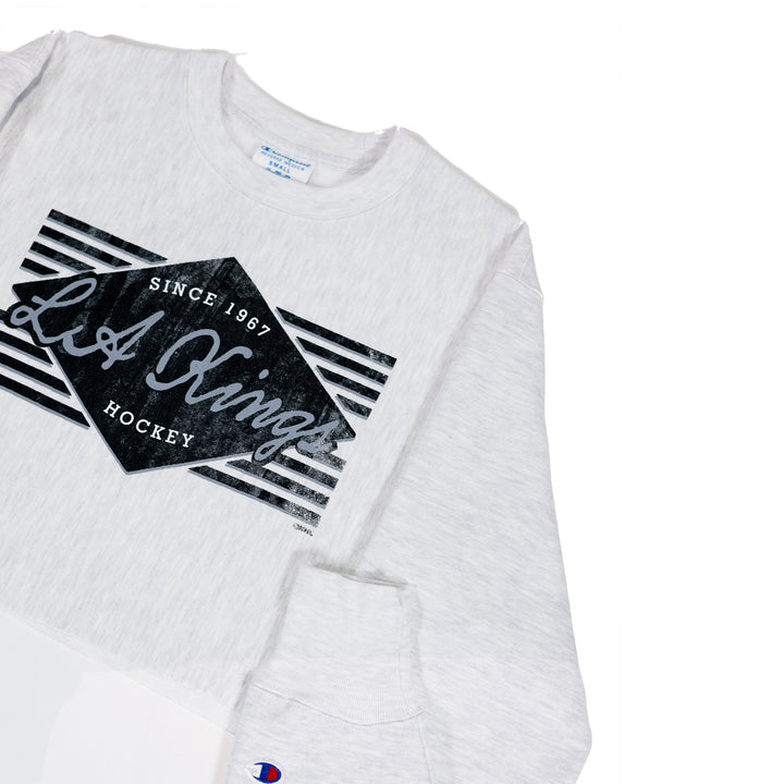 LA Kings WMNS Reversed Weave Cropped Crewneck
