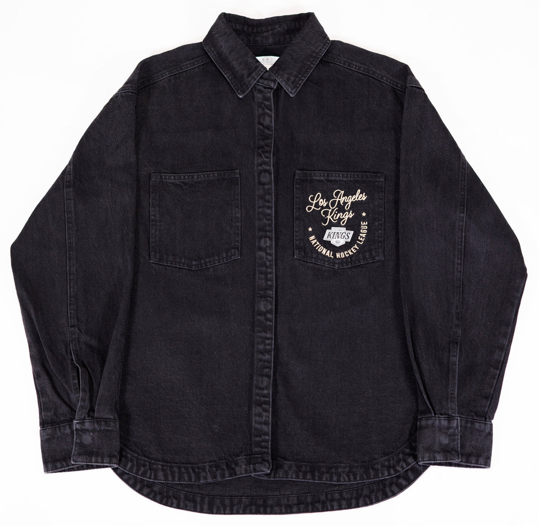 KINGS X WEAR WASHED OVERSIZED BUTTON DOWN