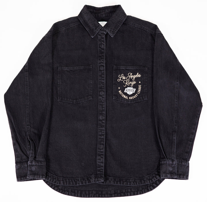 KINGS X WEAR WASHED OVERSIZED BUTTON DOWN