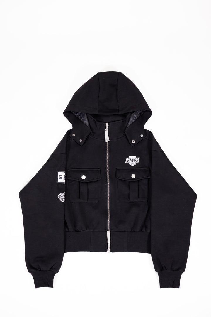 KINGS X WEAR PATCH POCKET BOMBER JACKET
