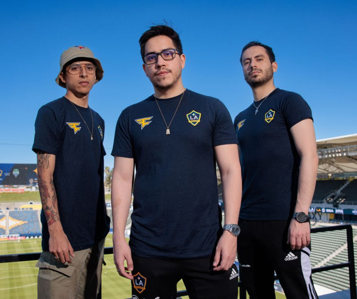 LA GALAXY 2023 FAZE CLAN SS NAVY T-SHIRT