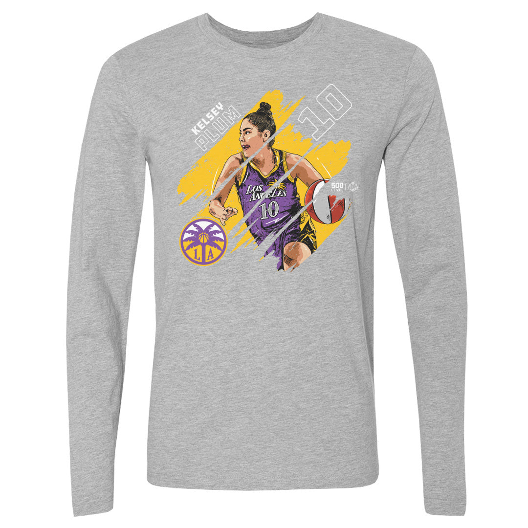 Kelsey Plum Los Angeles Sparks Stripes WHT