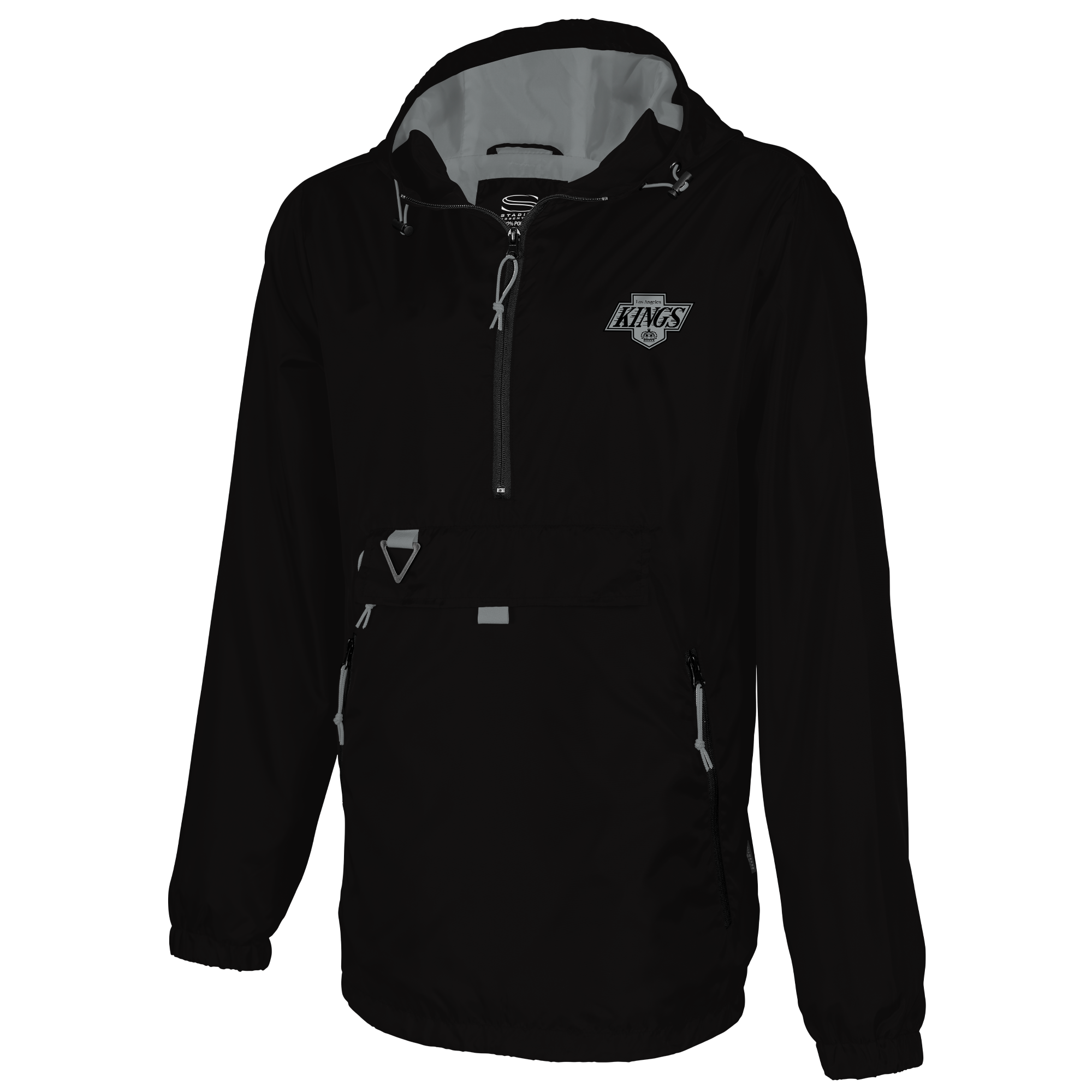 Kings Stadium Essentials NHL Compete Quarter Zip Black Jacket