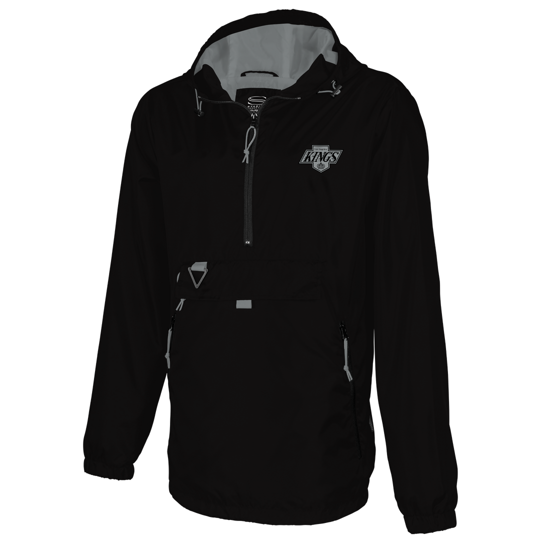 LA Kings Stadium Essentials NHL Compete Quarter Zip Black Jacket