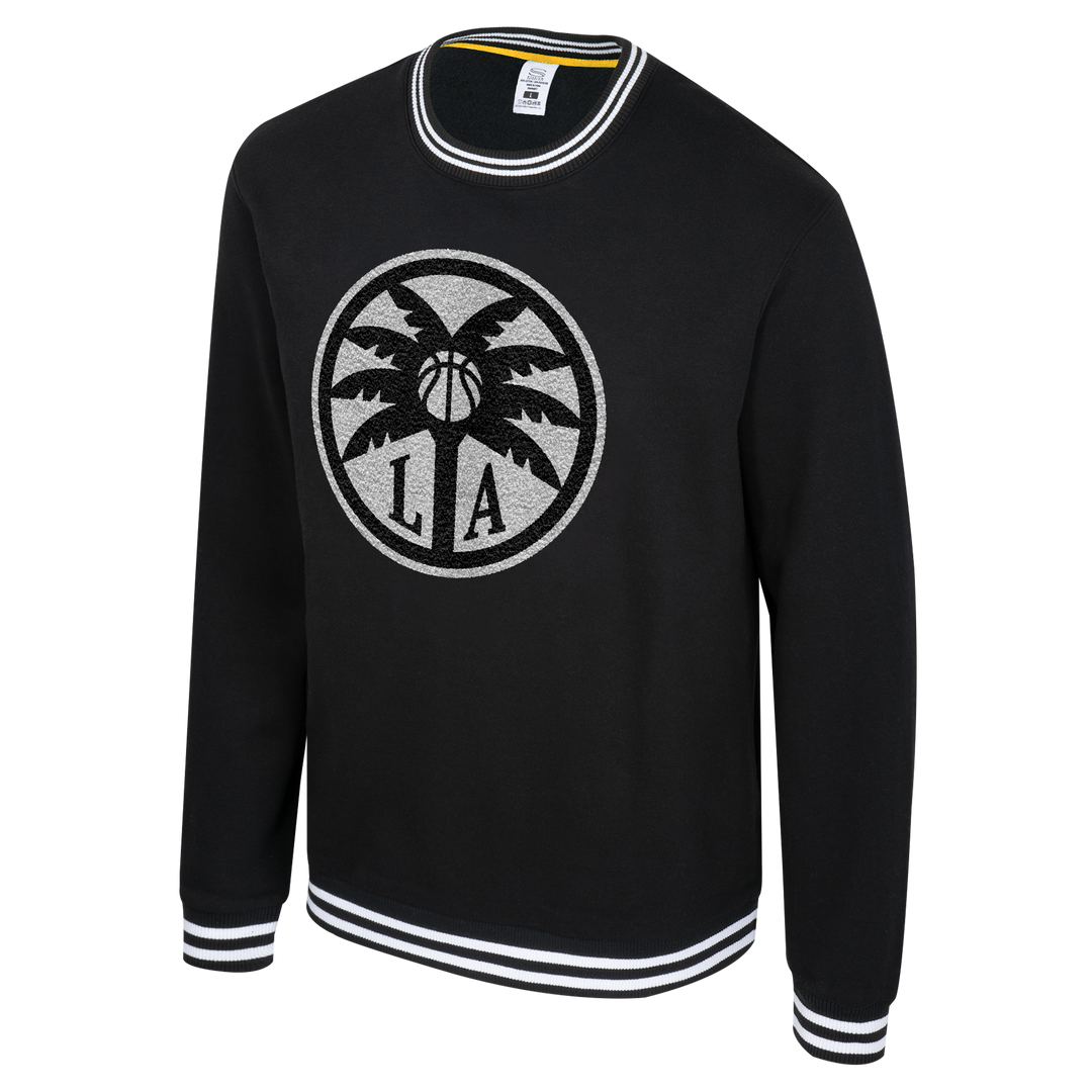 LA Sparks Stadium Essentials Black Club Level Crewneck