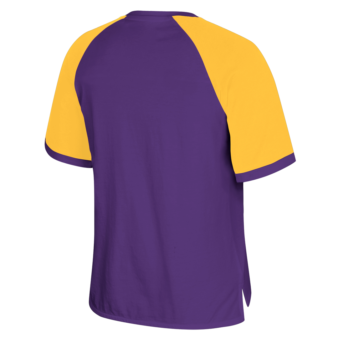 LA Sparks Stadium Essentials Purple and Gold Women's Run T-Shirt
