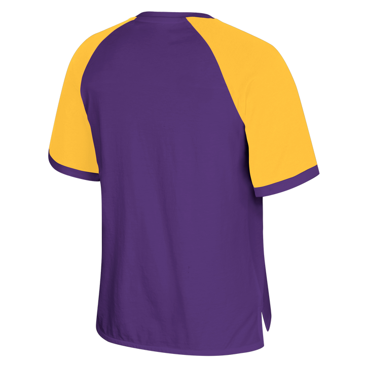 LA Sparks Stadium Essentials Purple and Gold Women's Run T-Shirt