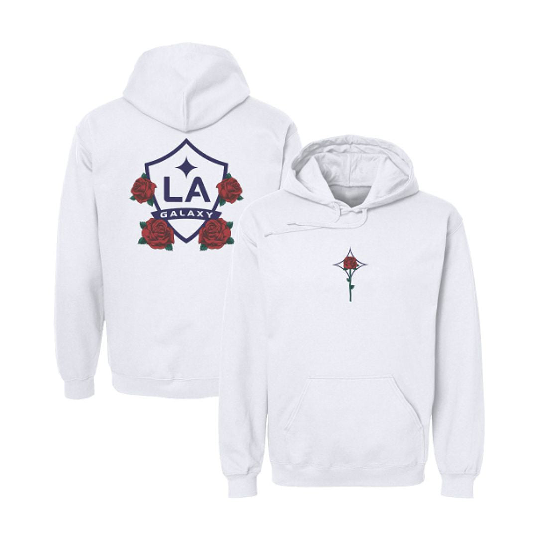 LA Galaxy 2023 Rose White Hoodie
