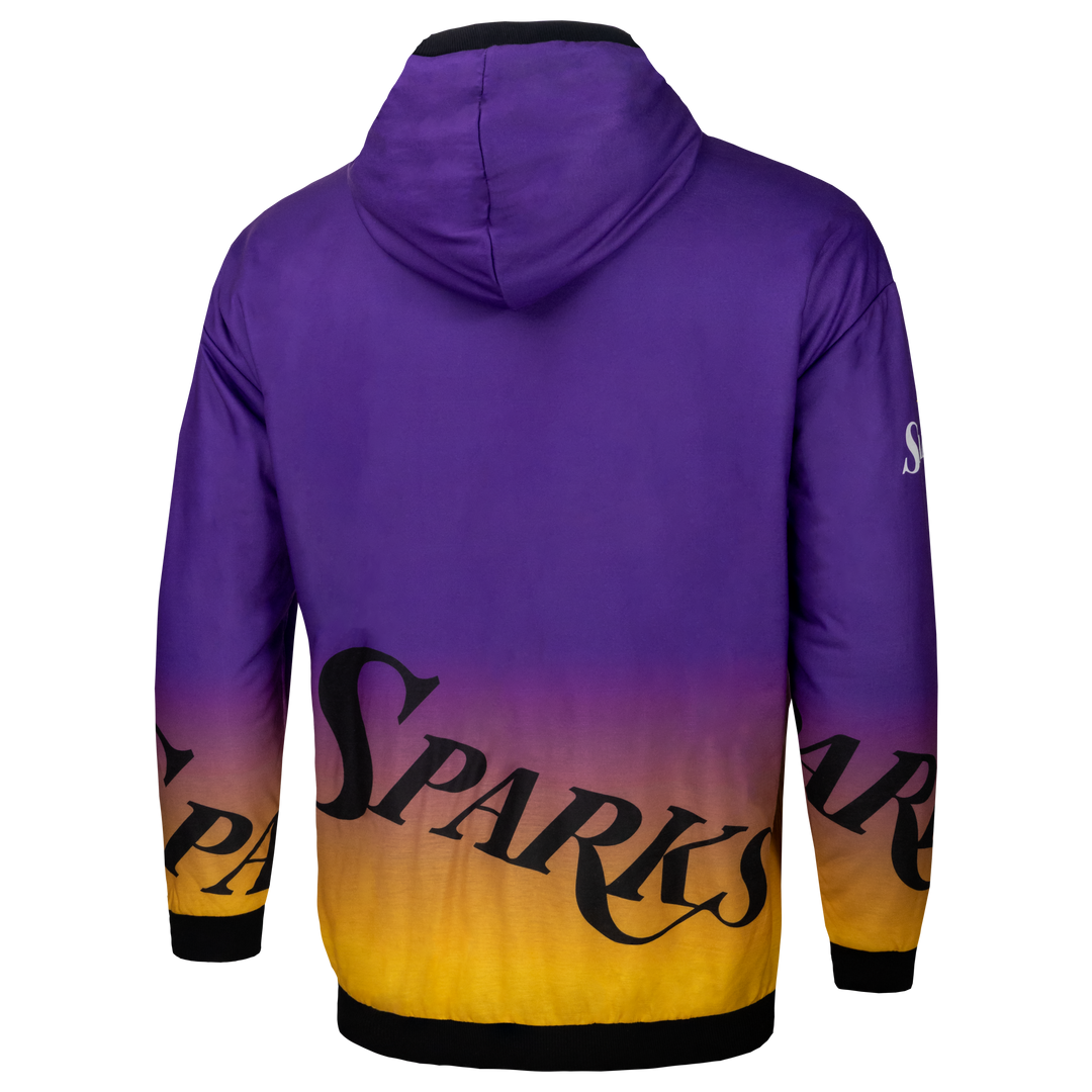 SPARKS WNBA FULL CAPACITY REVERSIBLE HOOD