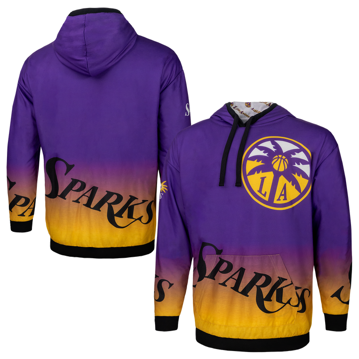 SPARKS WNBA FULL CAPACITY REVERSIBLE HOOD