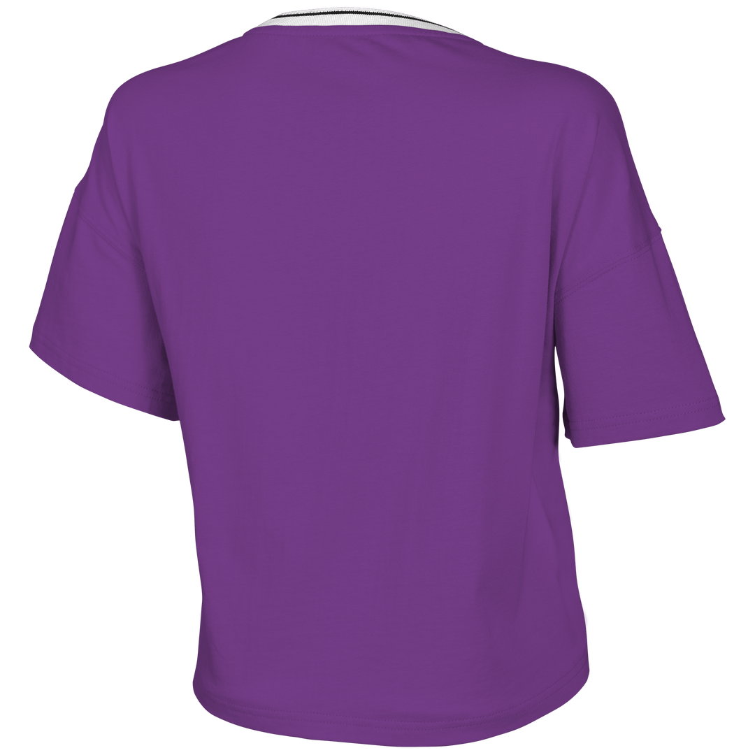 Sparks Stadium Essentials WNBA Roar Purple Cropped T-Shirt
