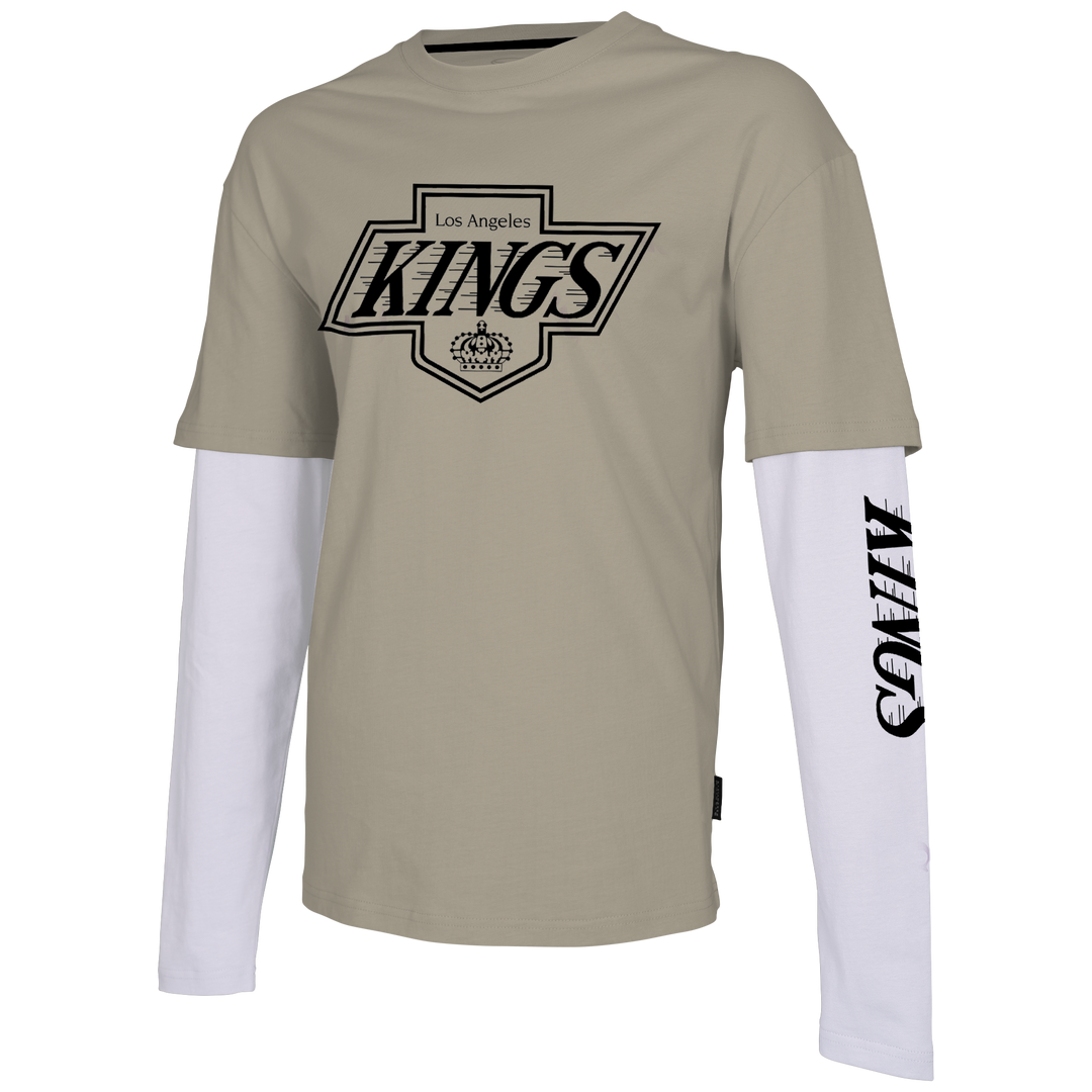 LA Kings Stadium Essentials NHL Status Beige Long Sleeve Shirt