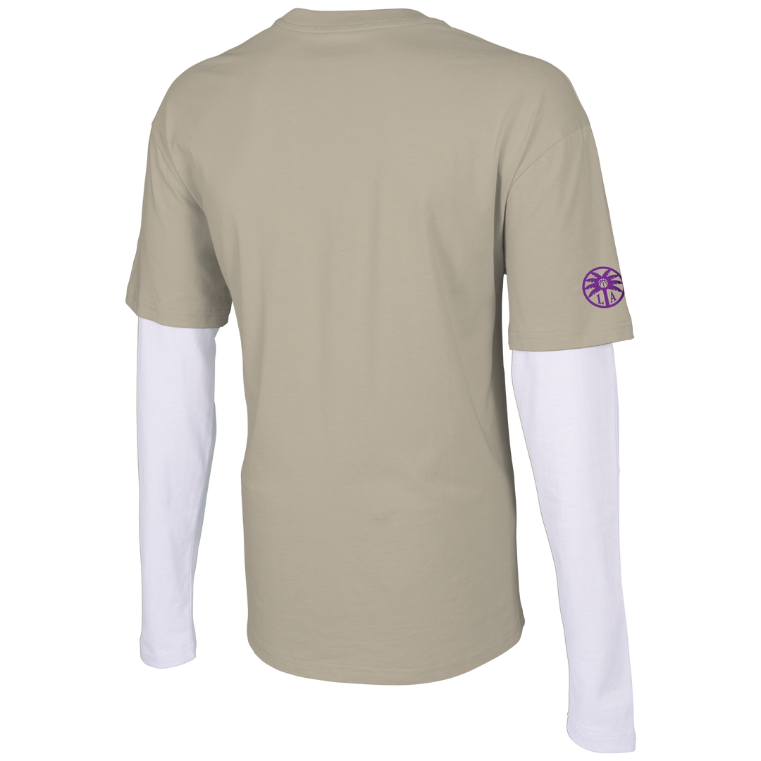 Sparks Stadium Essentials WNBA Status Beige Long Sleeve Shirt