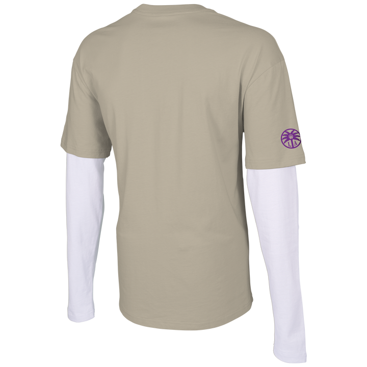 Sparks Stadium Essentials WNBA Status Beige Long Sleeve Shirt