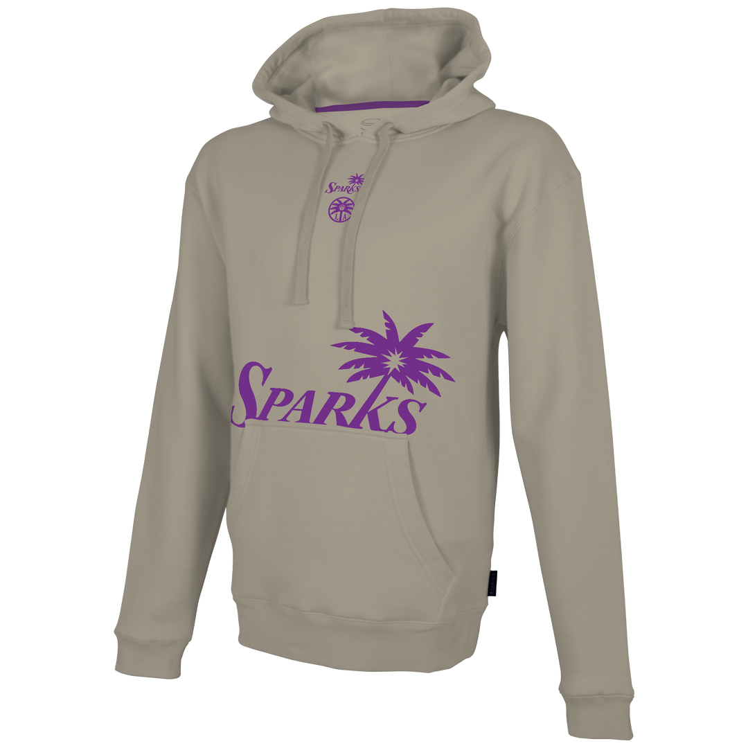 Sparks Stadium Essentials WNBA Status Beige Hoodie