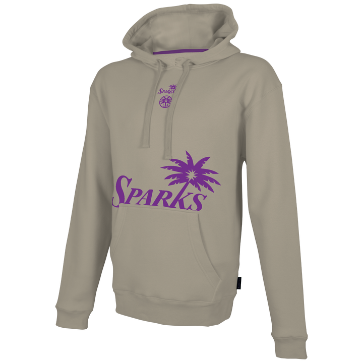 Sparks Stadium Essentials WNBA Status Beige Hoodie