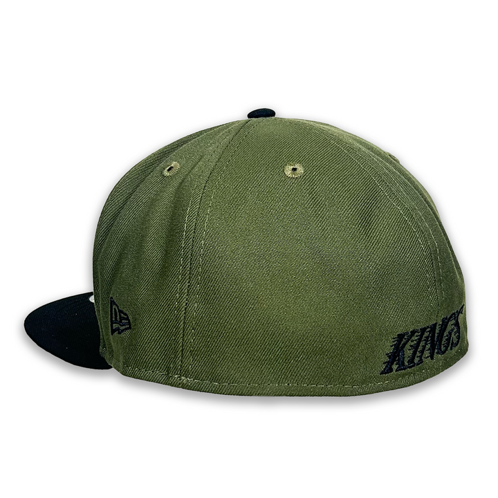 LA Kings 5950 GCP Olive Chevy Tonal Fitted Hat