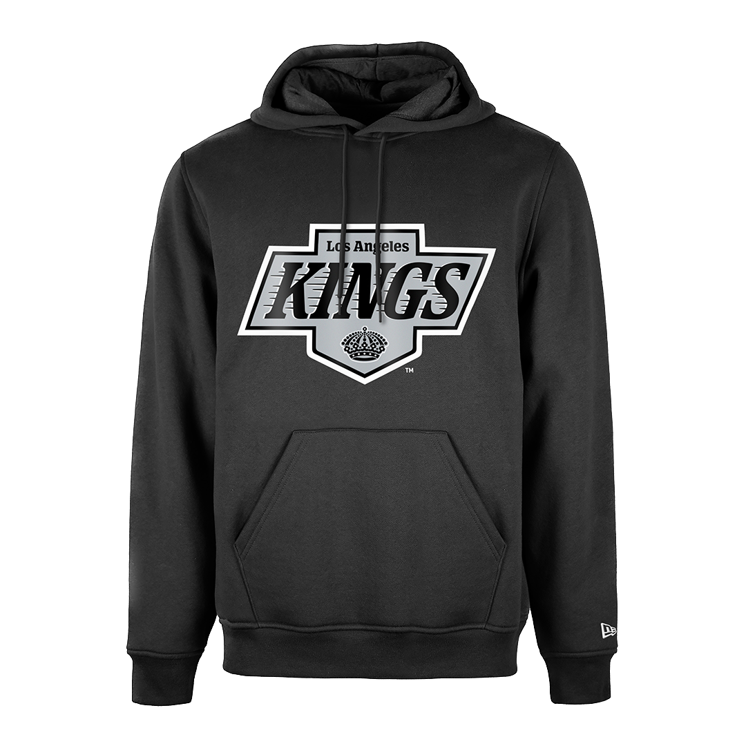 LA Kings New Era Black Primary Logo Hoodie