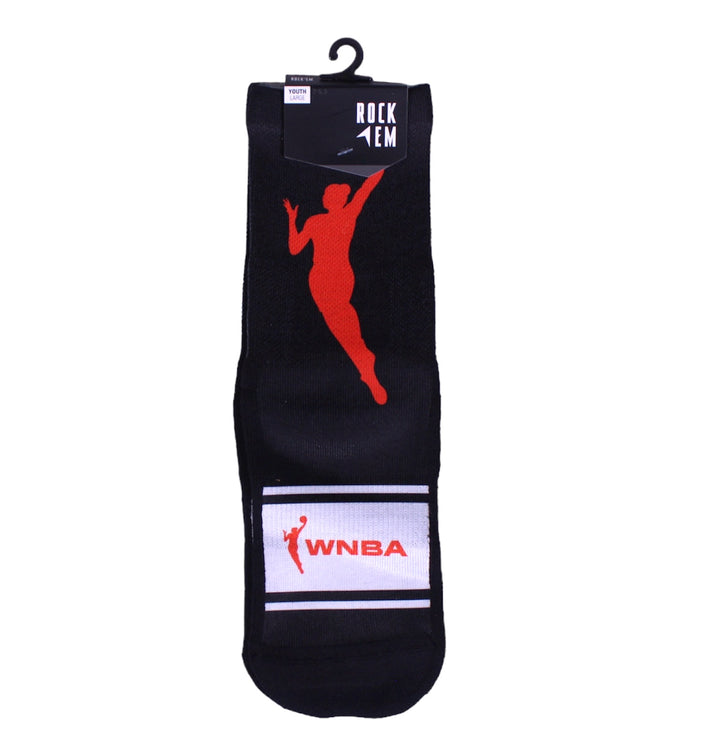 LA Sparks Rock Em WNBA Orange Logo Socks