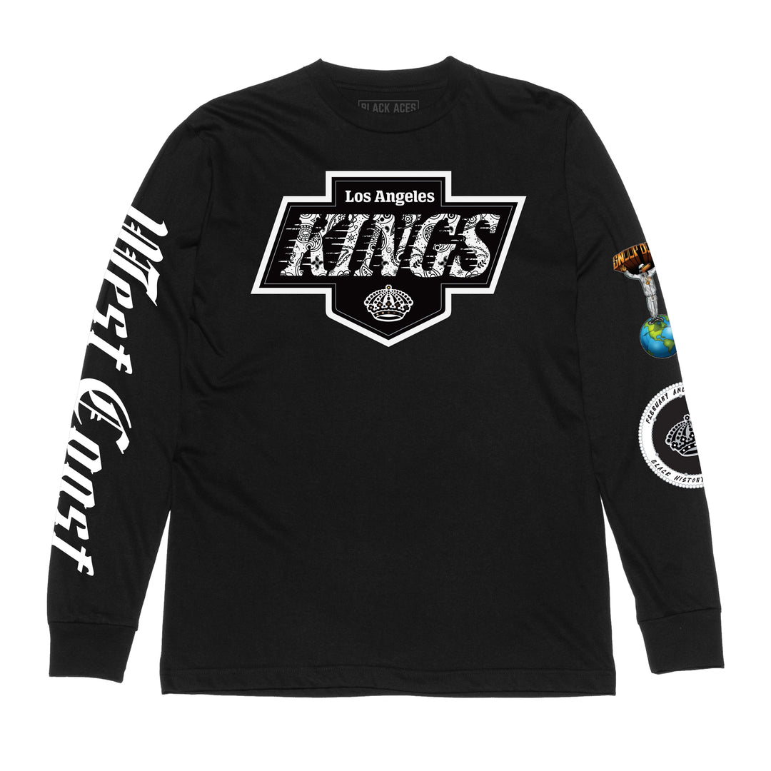 LA KINGS BLACK HISTORY MONTH 2025 LONG SLEEVE TEE