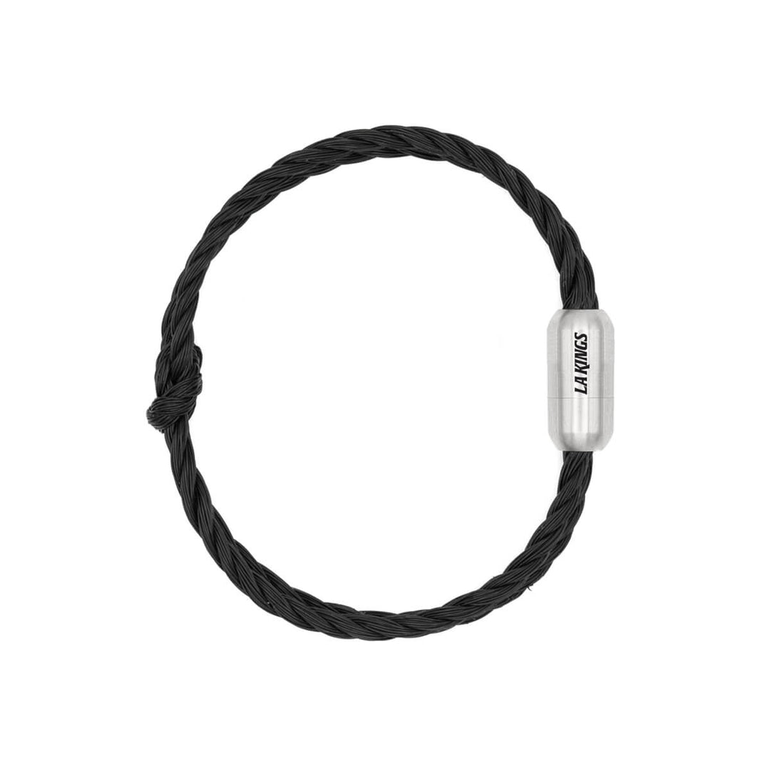 LA Kings Bracenet Black Upcycled Fishing Net Bracelet