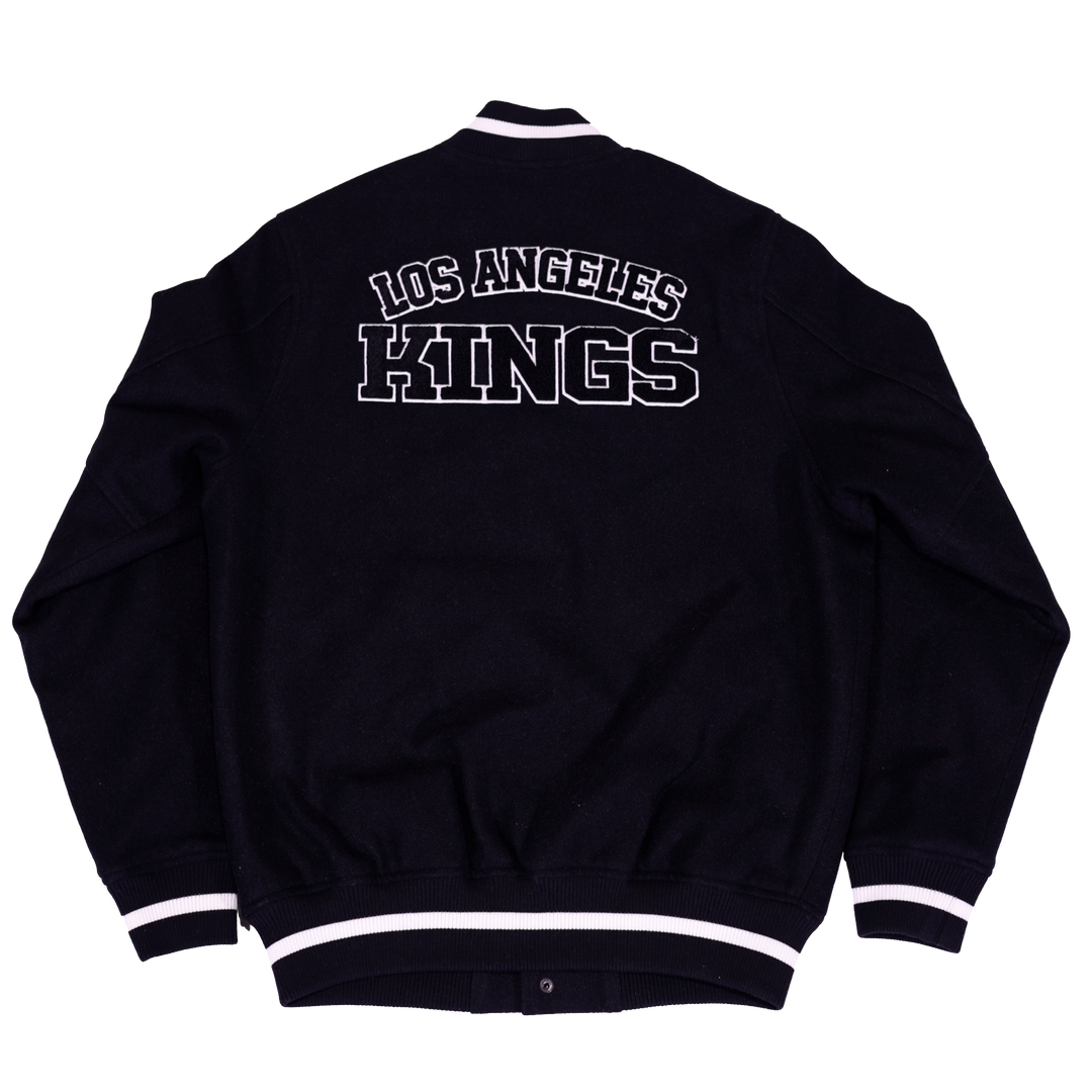 LA Kings CCM FB Logo Varsity Jacket