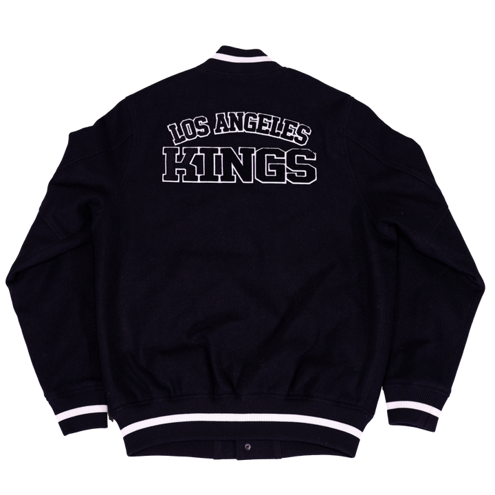 LA Kings CCM FB Logo Varsity Jacket