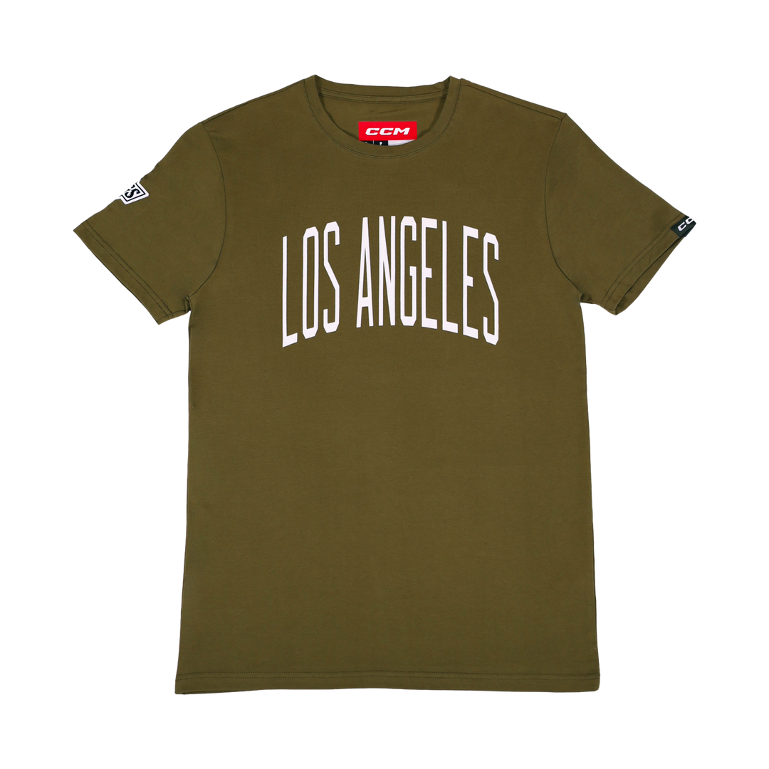 LA Kings Green Los Angeles Short Sleeve Shirt