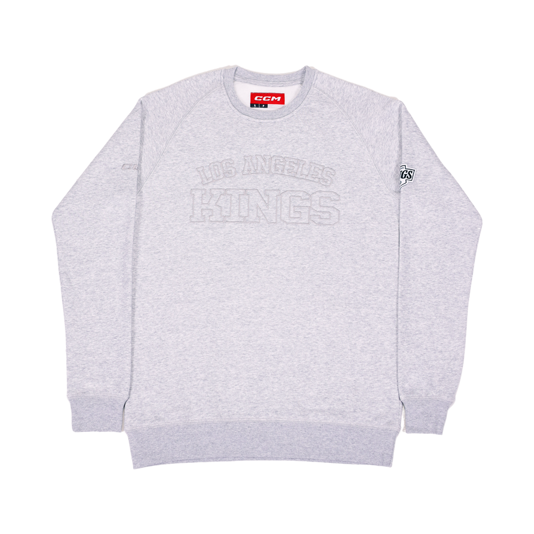 LA Kings CCM Grey Fleece Crewneck
