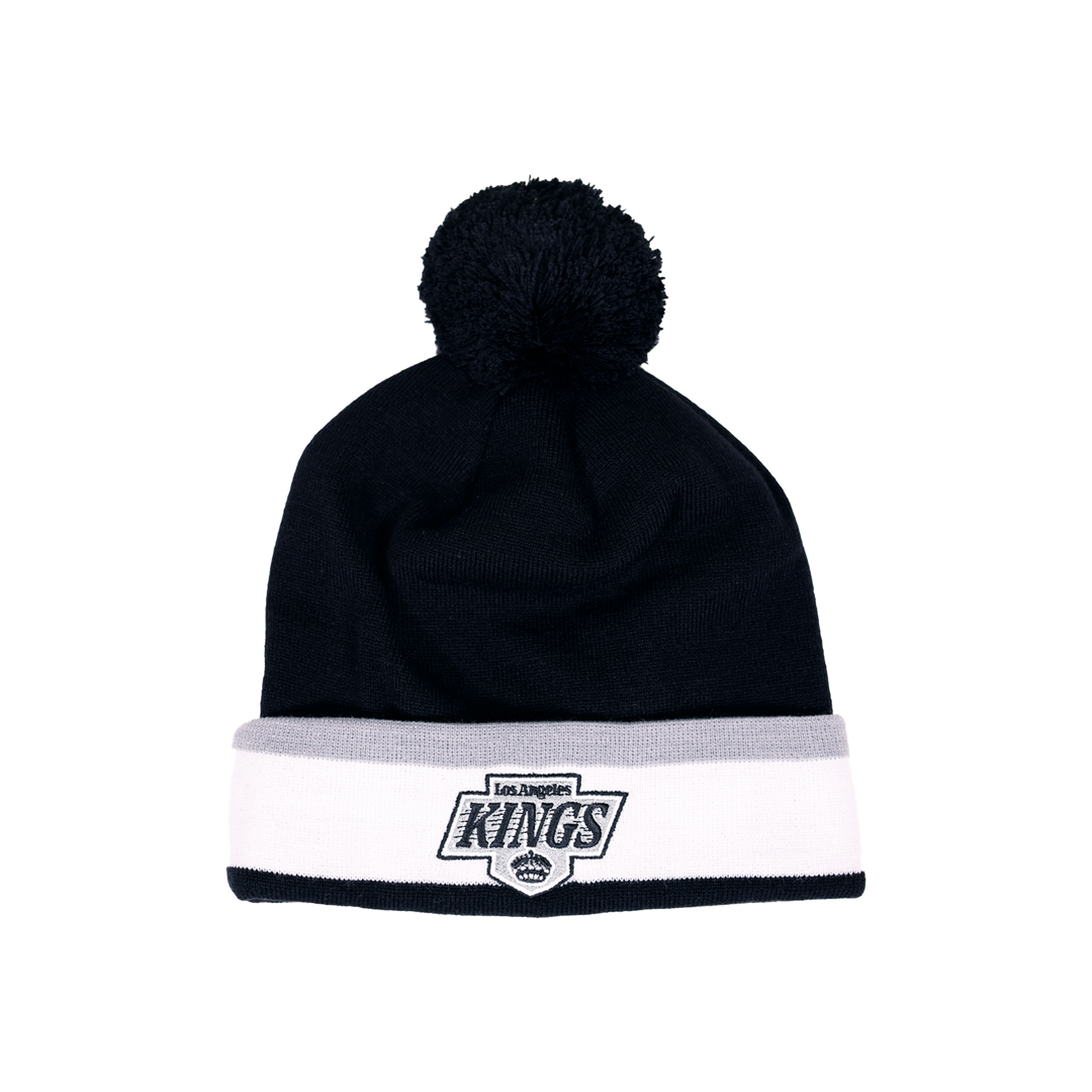 LA Kings CCM Chevy Logo Knit Pom Beanie