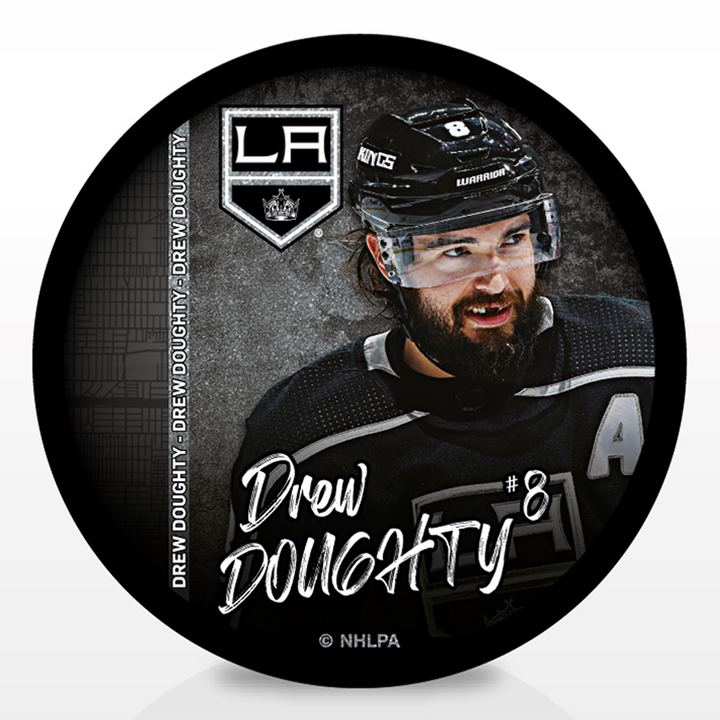 LA KINGS DOUGHTY GLITTER PUCK