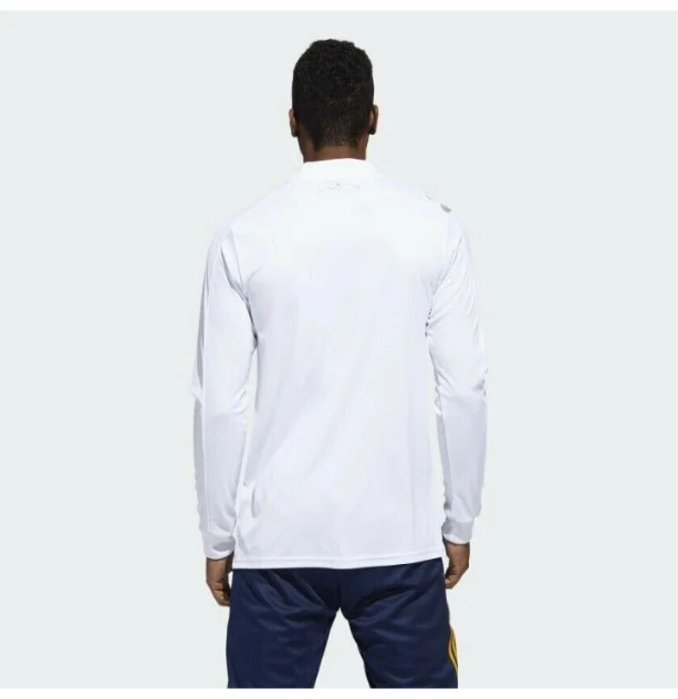 LA Galaxy 20-21 adidas Replica White Home Long Sleeve Blank Jersey