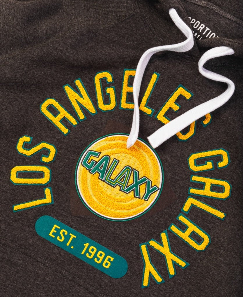 LA Galaxy 2024 Sportiqe Olsen Retro Black Hoodie