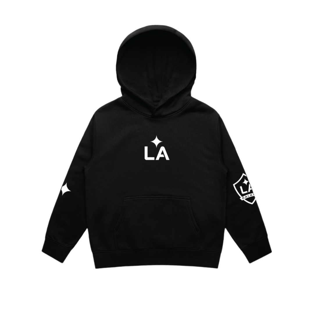 LA GALAXY Youth Peace Collective LA Quasar Heavyweight Hoodie - Black