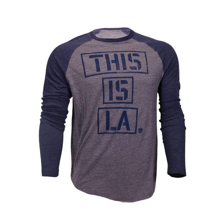 LA Galaxy 2019 Mitchell & Ness "This is LA" Raglan Long Sleeve Shirt