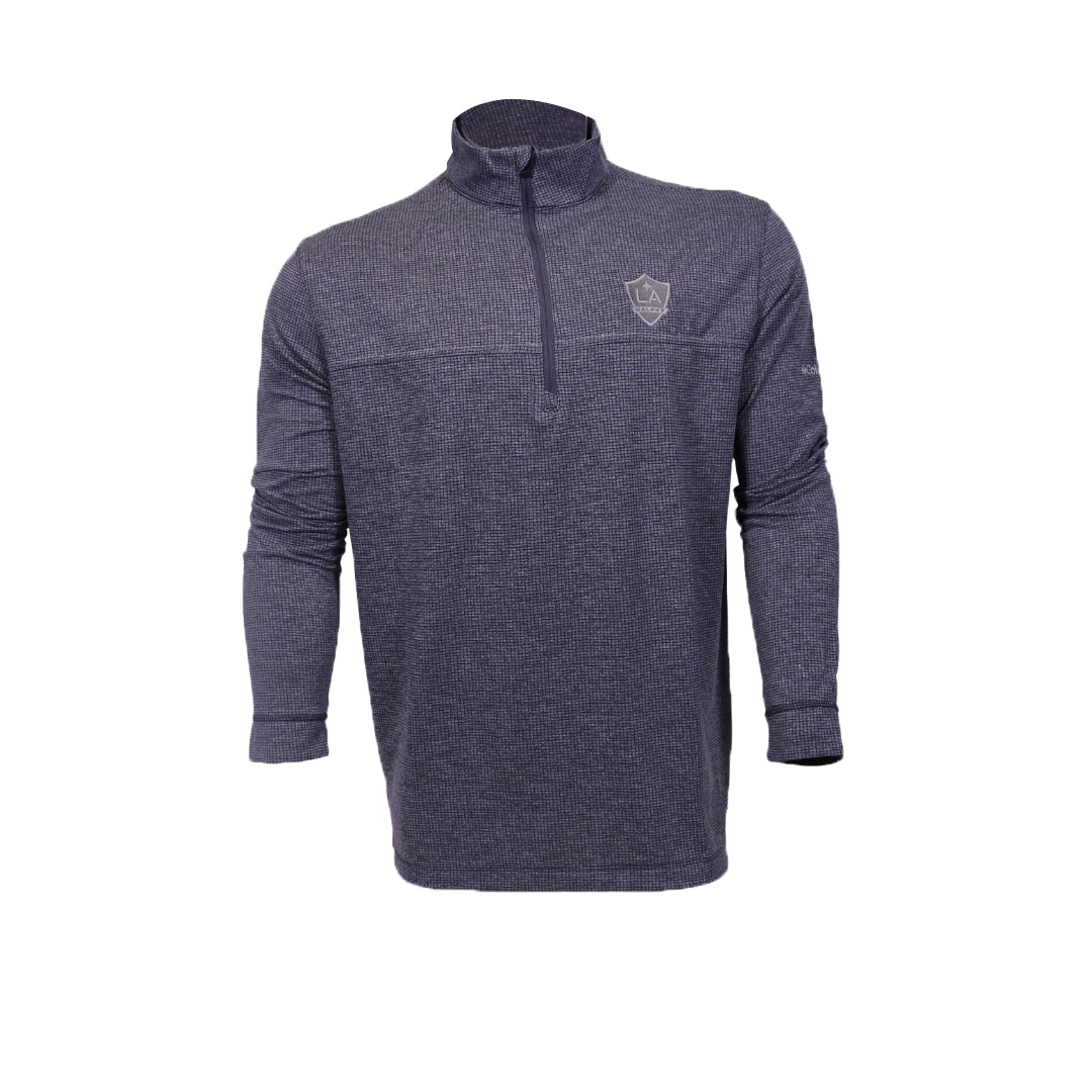 LA Galaxy 2020 Columbia Soar Gray Half-Zip Jacket