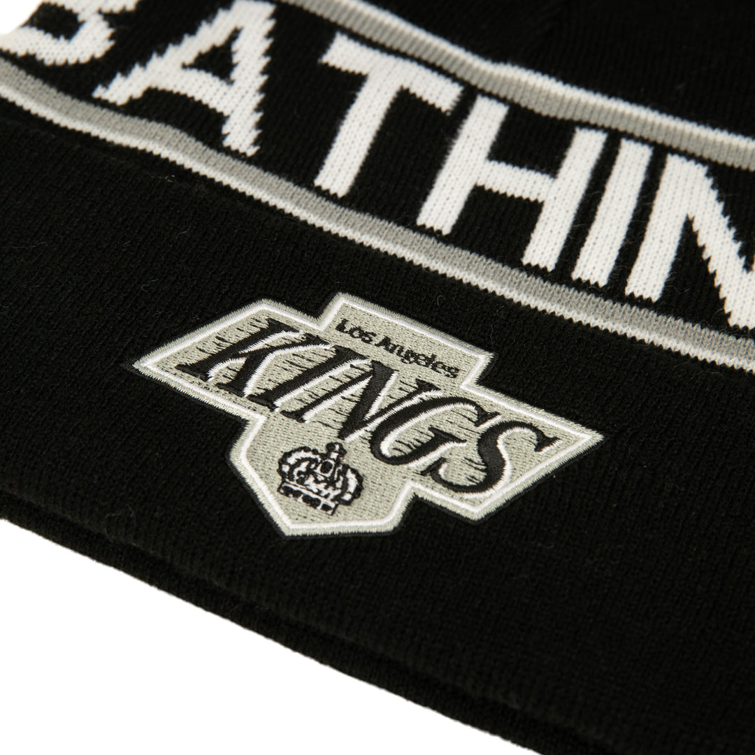 LA Kings Mitchell & Ness Black BAPE Cuffed Knit Beanie