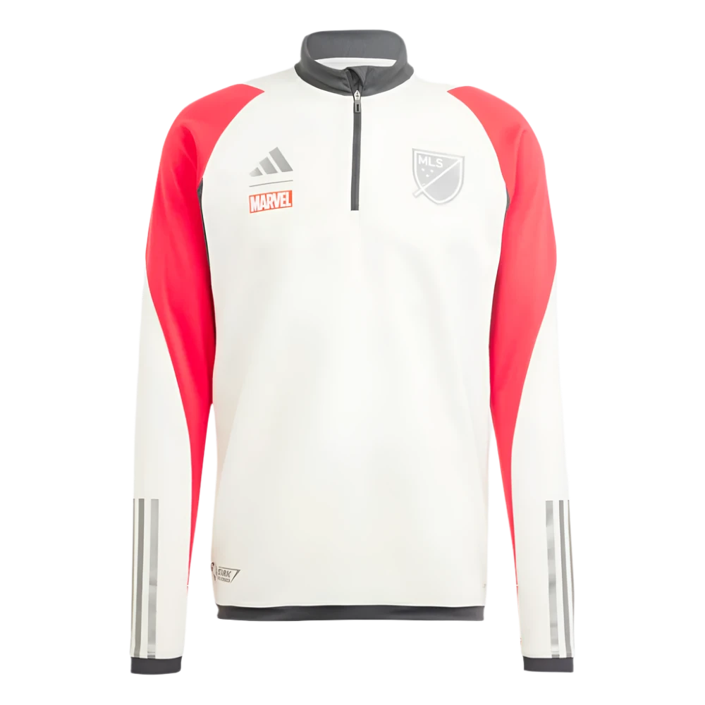 LA Galaxy 2023 MLS All Star Training Cream Quarter Zip Jacket
