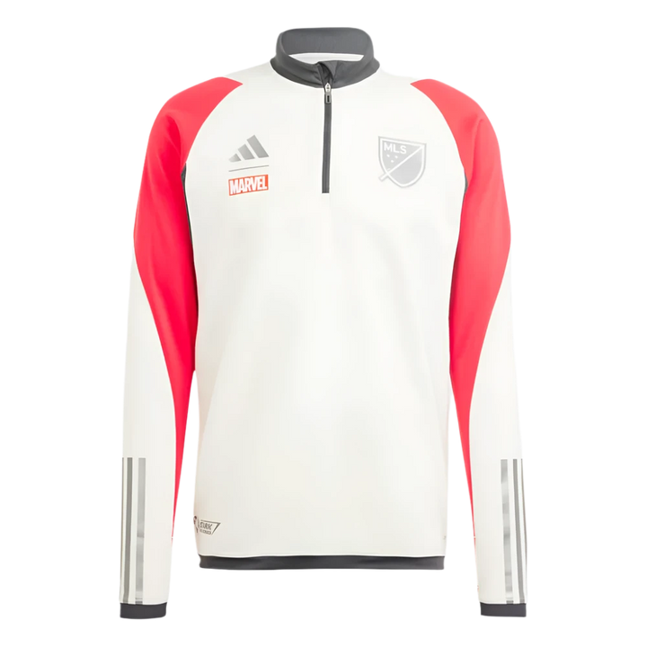 LA Galaxy 2023 MLS All Star Training Cream Quarter Zip Jacket