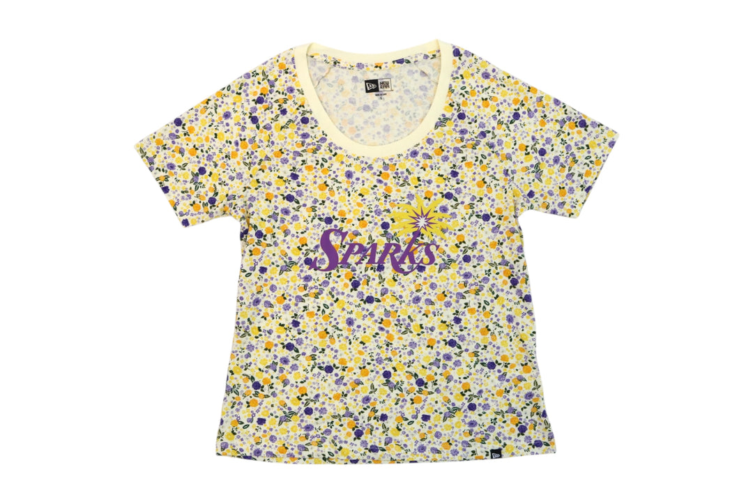 LA Sparks New Era Multi Women's Glam Flower T-Shirt