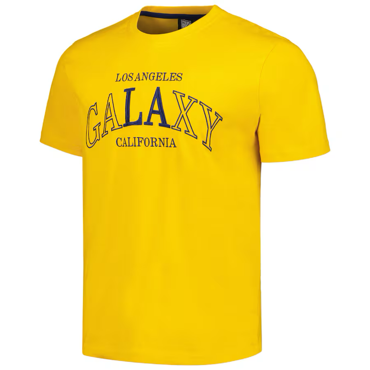 LA Galaxy 2023 MLS Round Logo Heavy T-Shirt