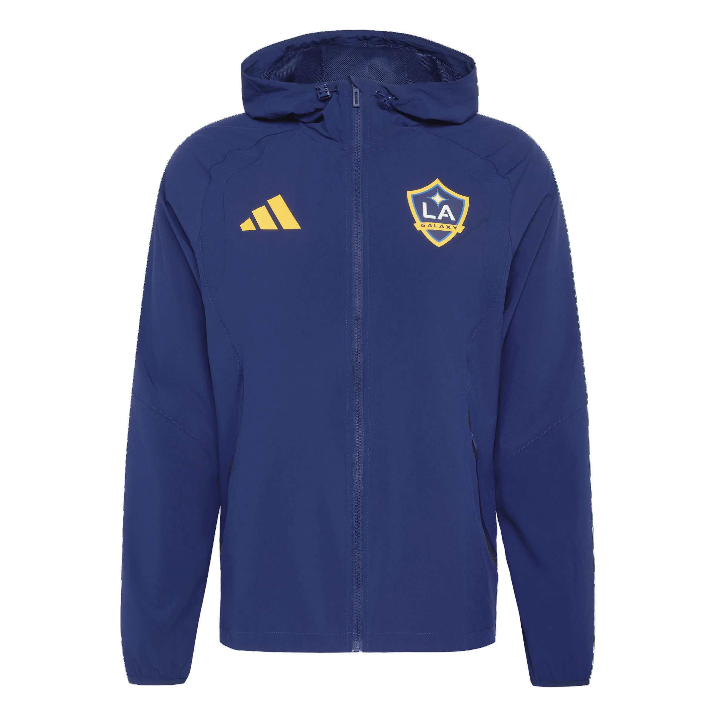 LA Galaxy 2026 adidas Tiro Travel Full Zip Windbreaker Navy Jacket