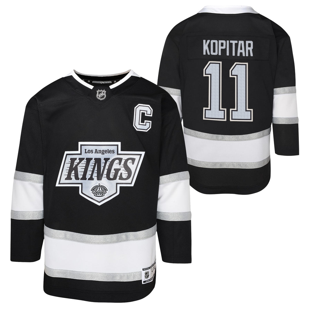 LA Kings Youth Anze Kopitar Premier Home Jersey