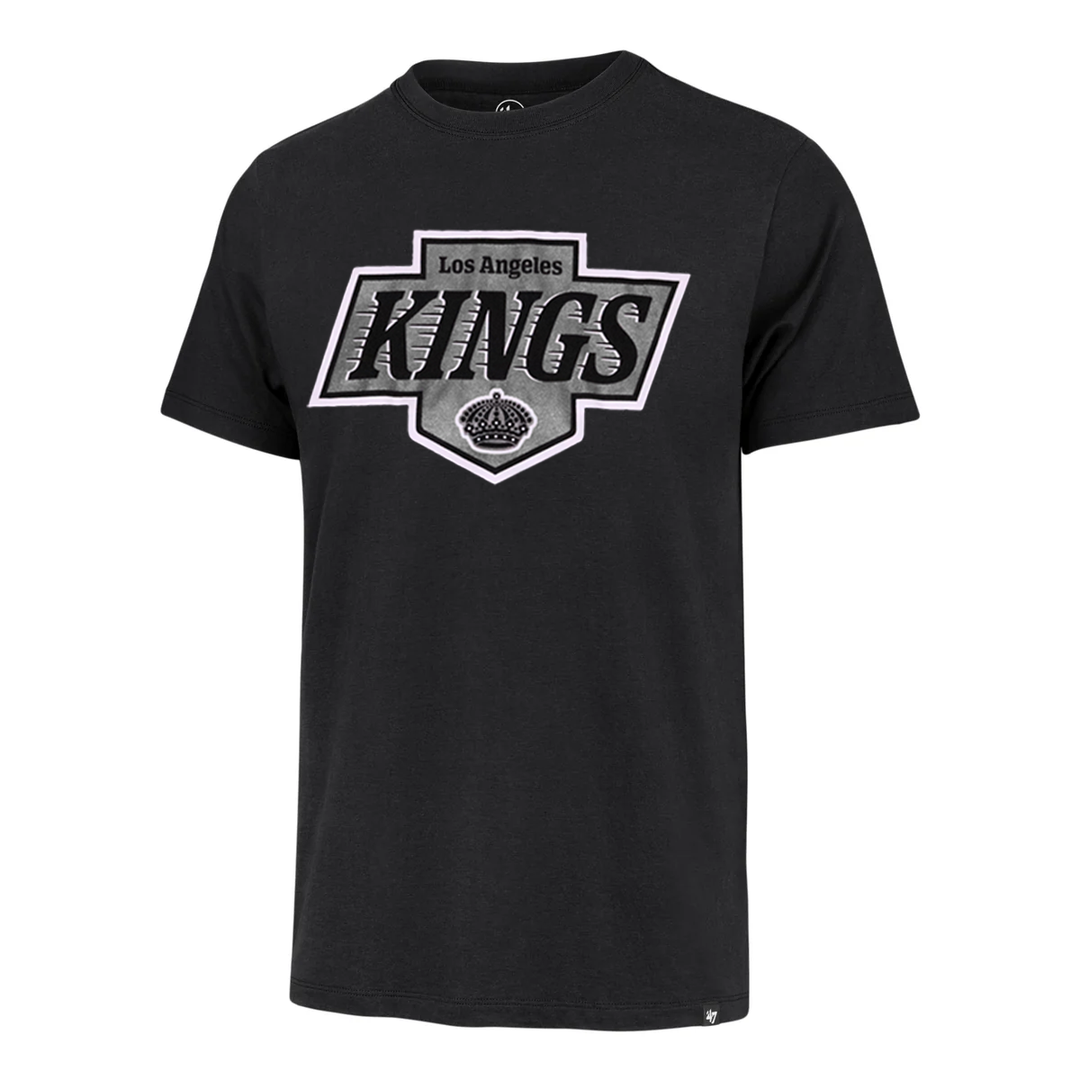 LA Kings '47 Primary Logo Super Rival Black T-Shirt